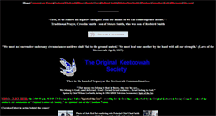 Desktop Screenshot of keetoowahsociety.org