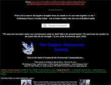 Tablet Screenshot of keetoowahsociety.org